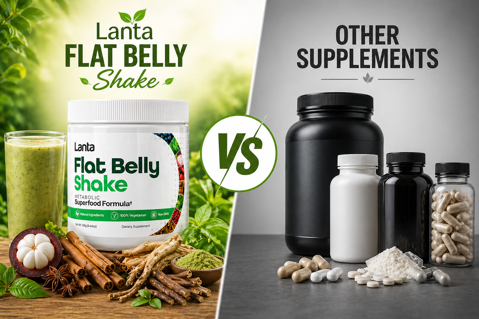 Lanta Flat Belly Shake Vs others