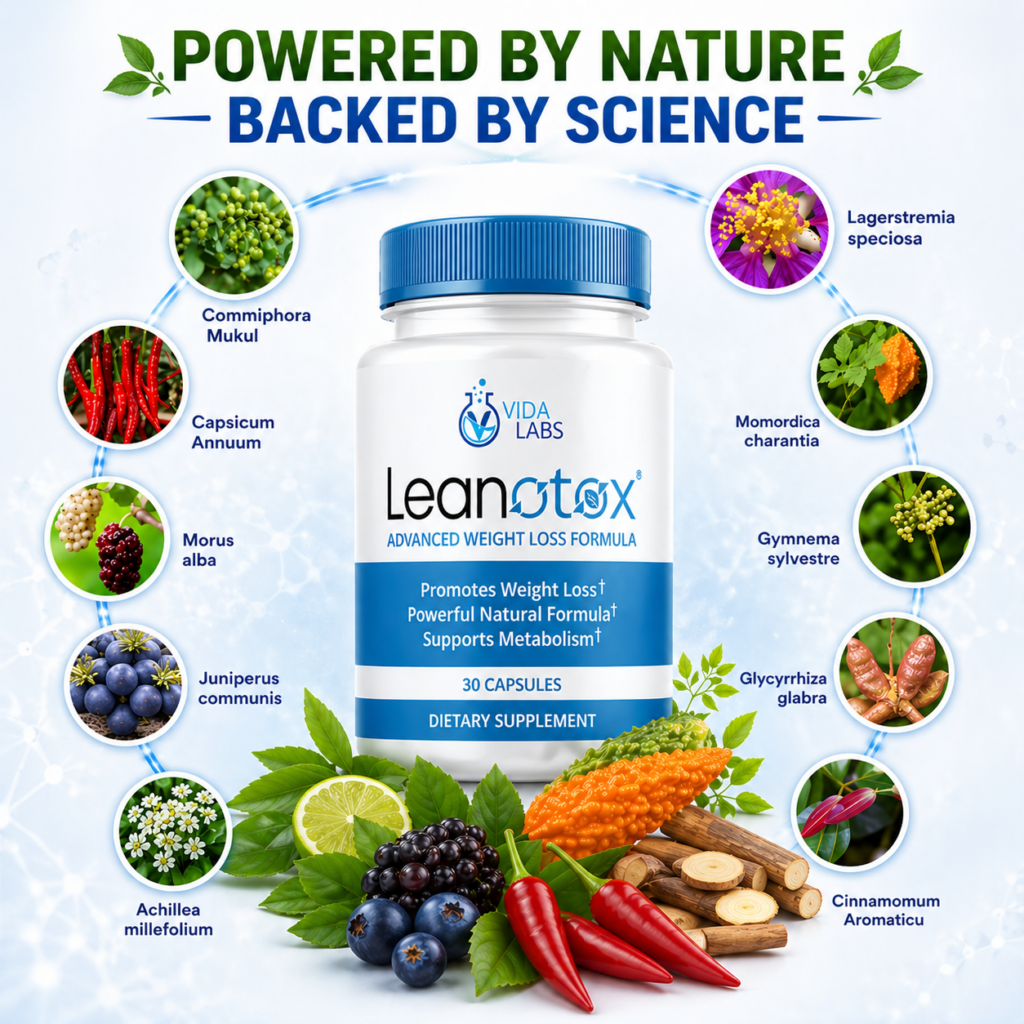 Leanotox ingredients image